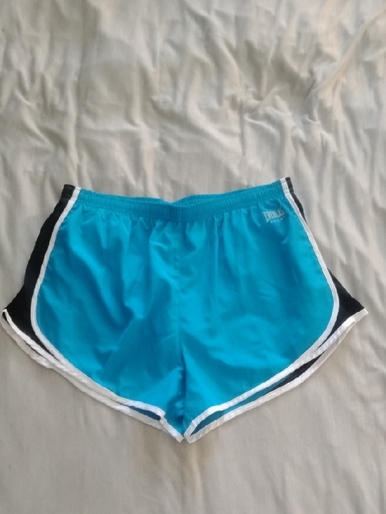 Everlast Pants - Everlast Teal Athletic Shorts with Black and White Trim